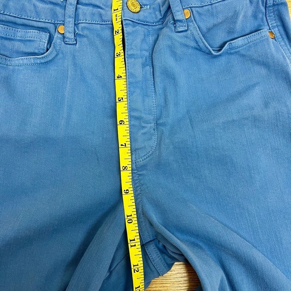Judy Blue High Waist Crop Wide Leg Women's Blue Jeans Size 11/30 Style#JB88843 C - Picture 6 of 9
